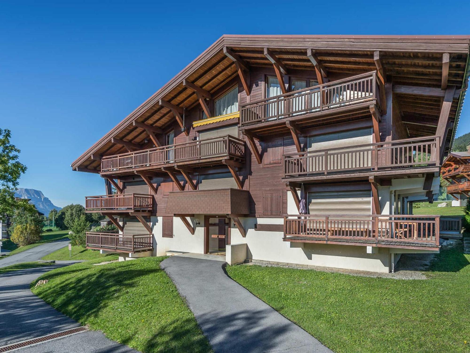Studio 4 Pers - Balcon - Proximite Pistes Et Golf - Tv - Garage - Animaux Ok - Tennis En Ete - Fr-1-453-82 Megève Екстериор снимка